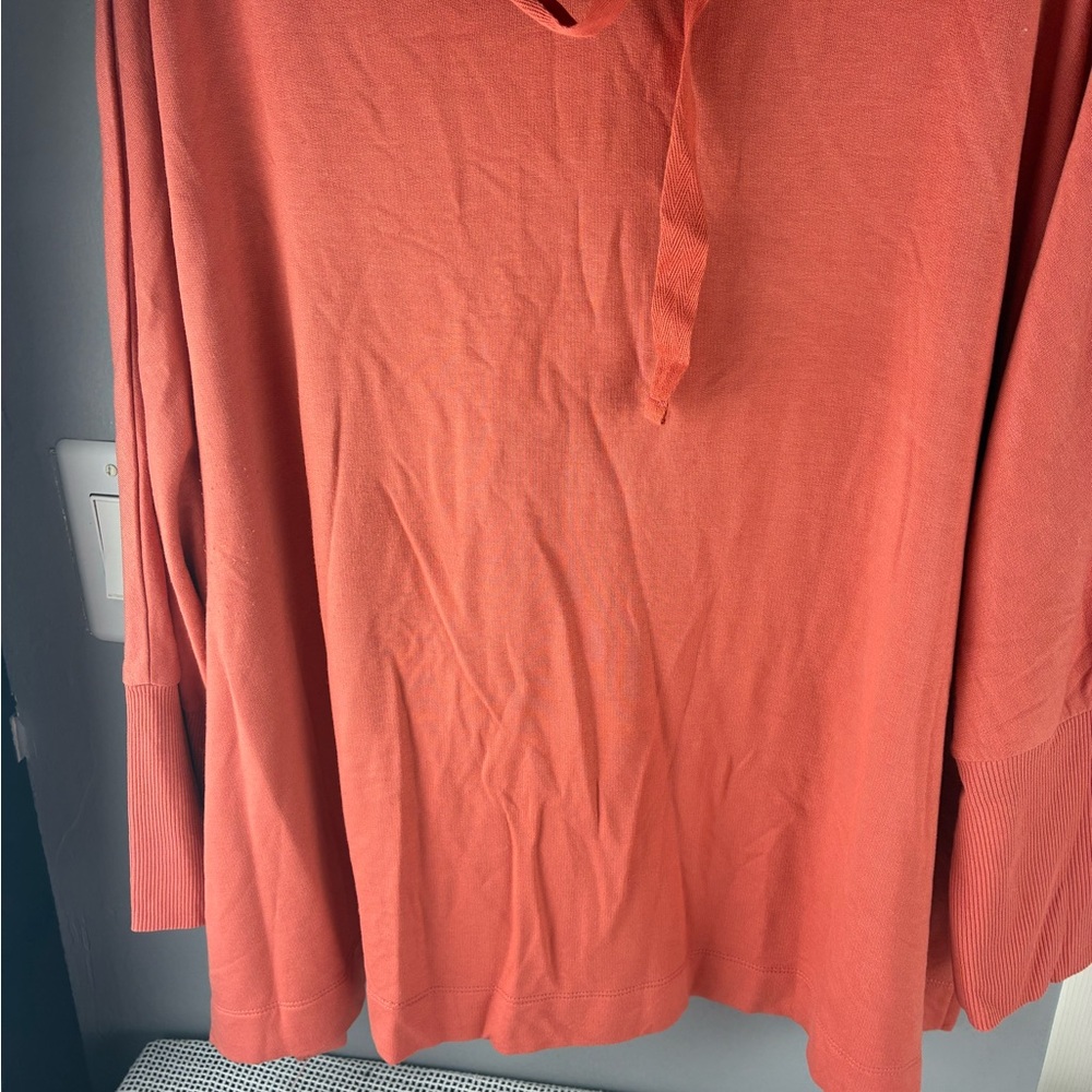 Terra & Sky Women's Coral hoodie plus size